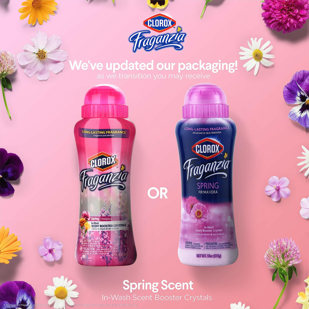 Clorox Fraganzia Laundry Scent Booster Crystals in Spri