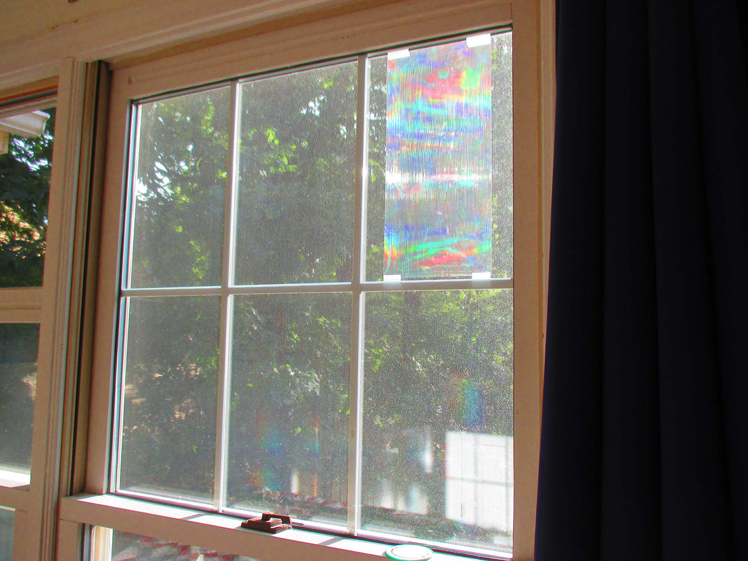 Diffraction Grating Sheet - Do-it-Yourself Sun Catcher - Bring Rainbows Into Your Home