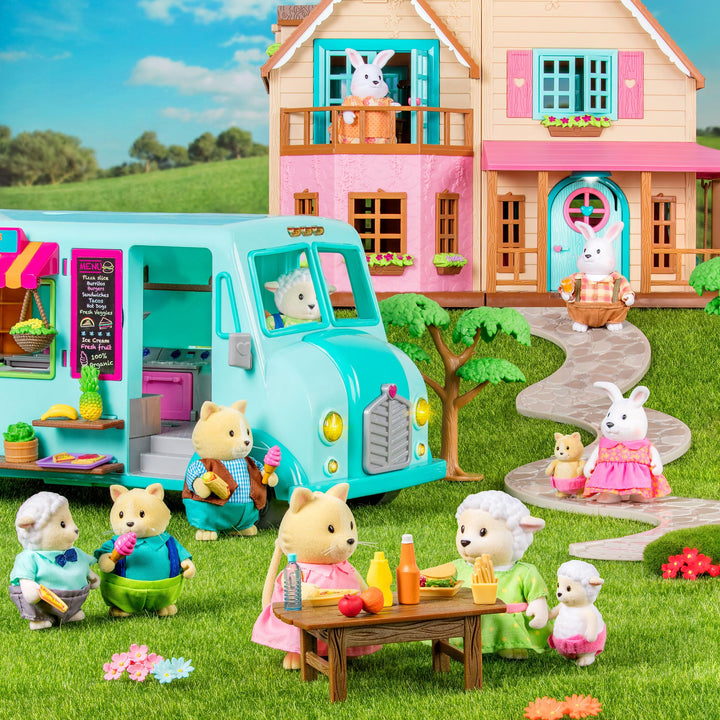 Li&#39;l Woodzeez – Healthnuggle Bear Family Set – 4 Collectible Doll Figures with Storybook – Pretend Play Toy – Gift for Kids Age 3+