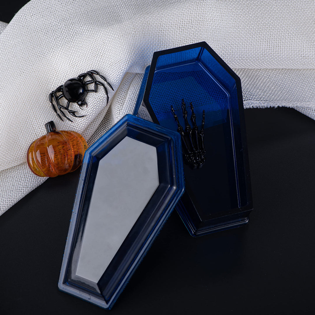 Halloween Coffin Resin Mold Resin Craft DIY Handmade Jewelry Making Tools Coffin Box Coffin Storage Box Silicone Resin Art Mold Container