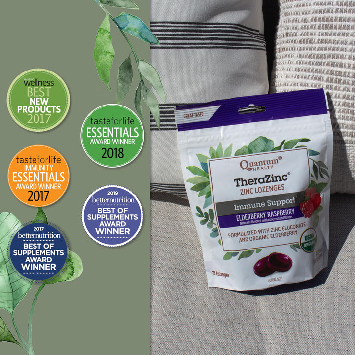 Quantum Elderberry Raspberry Health Therazinc Elderberr