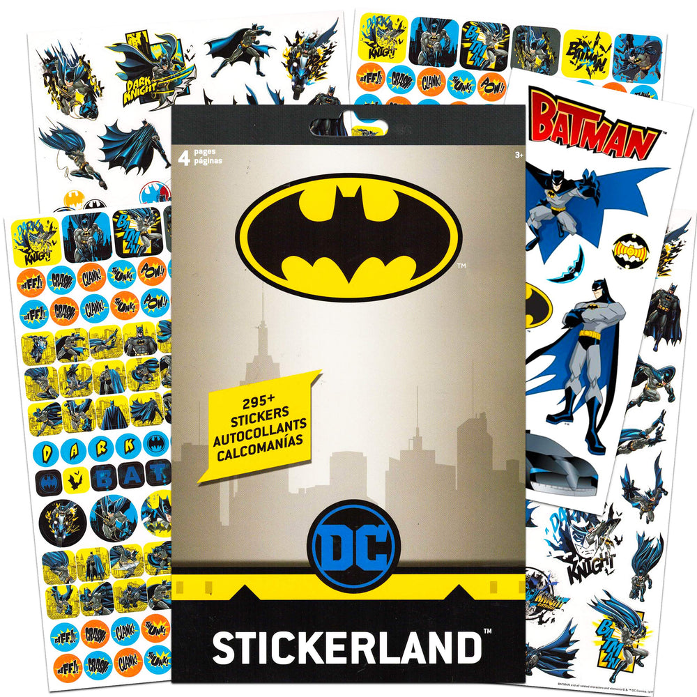 DC Comics Justice League Stickers Ultimate Set ~ Over 350 Stickers Featuring Batman, Wonder Woman, Superman, Flash and More (Justice League Party Favors)