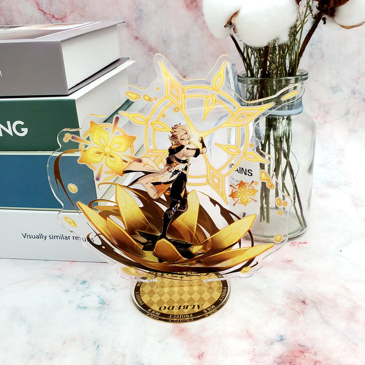 Genshin Impact Stand Figure,Game Acrylic Ornaments Stand Model Collections Peripheral,Table Decoration (Yae Miko B)