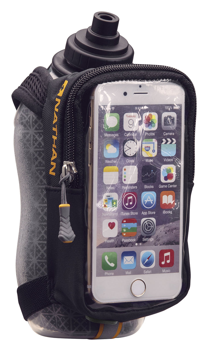 SpeedView Flask, Handheld Water Bottle &amp; Phone Case Holder, Insulated for Running &amp; Walking, 18oz