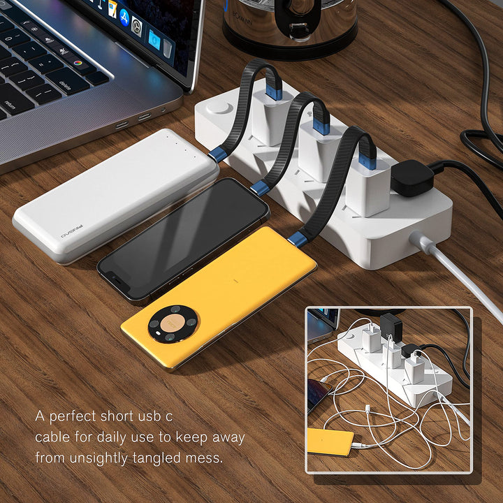 Short USB Cable,Tayase USB A to USB C Cable,USB A to US