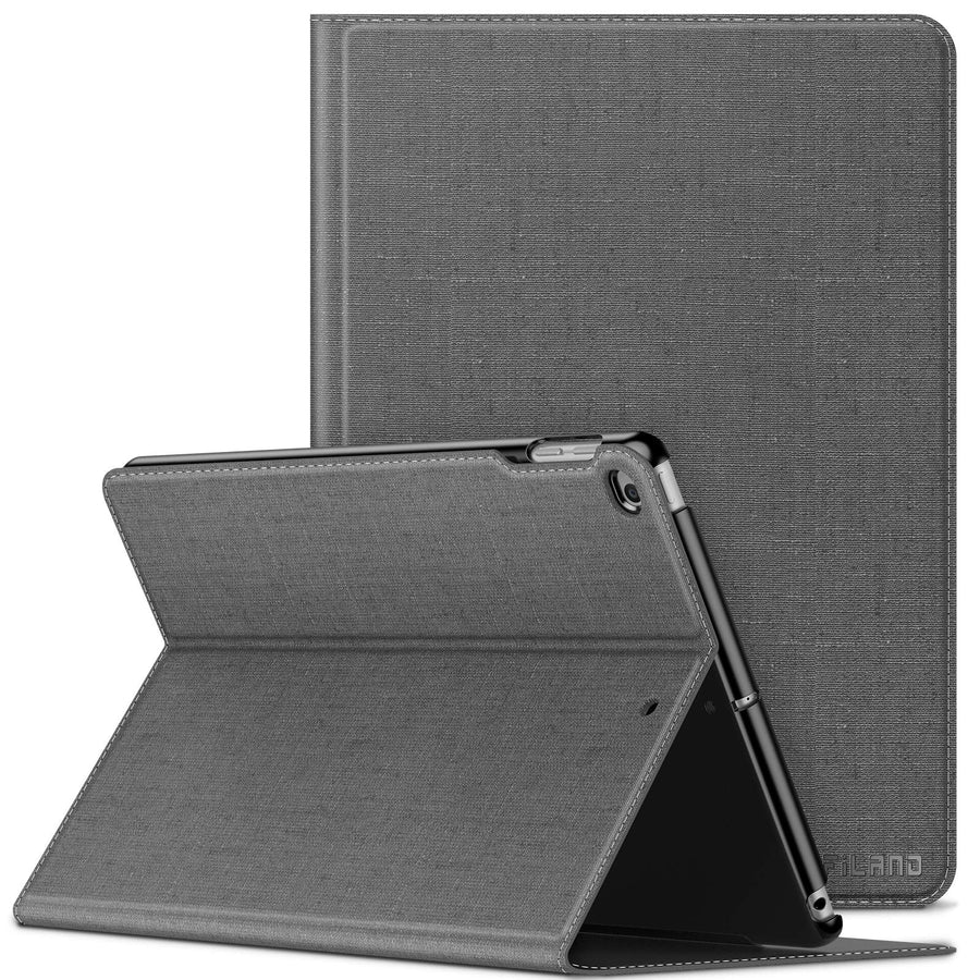 iPad 9.7 2018/2017, iPad Air 2, iPad Air Case, Multiple Angle Stand Cover Compatible with iPad 5th/6th Generation 9.7 inch (Auto Wake/Sleep), Gray