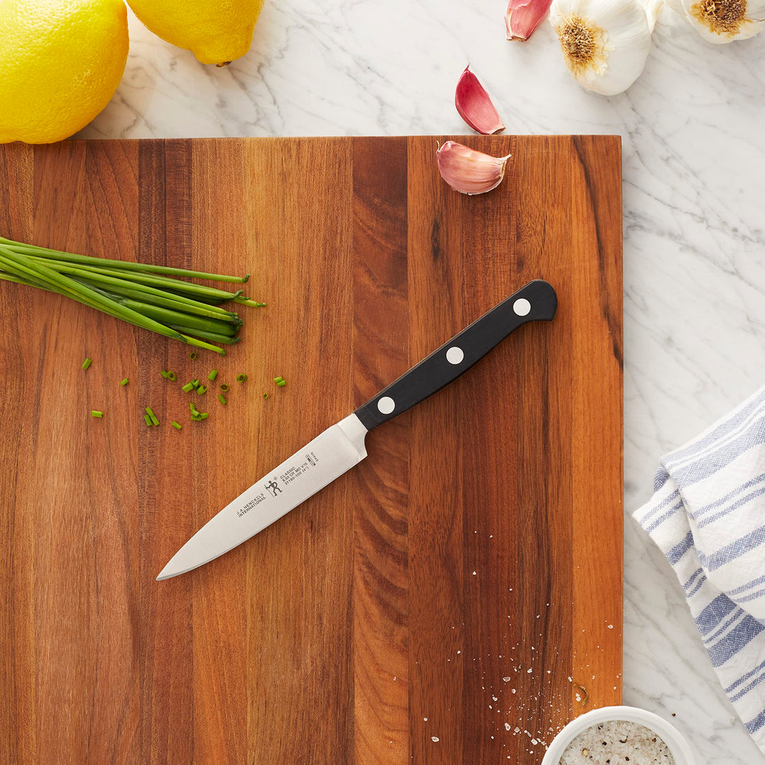 Classic Razor-Sharp 4-inch Paring Knife, German Engineered Informed by 100+ Years of Mastery, Stainless Steel