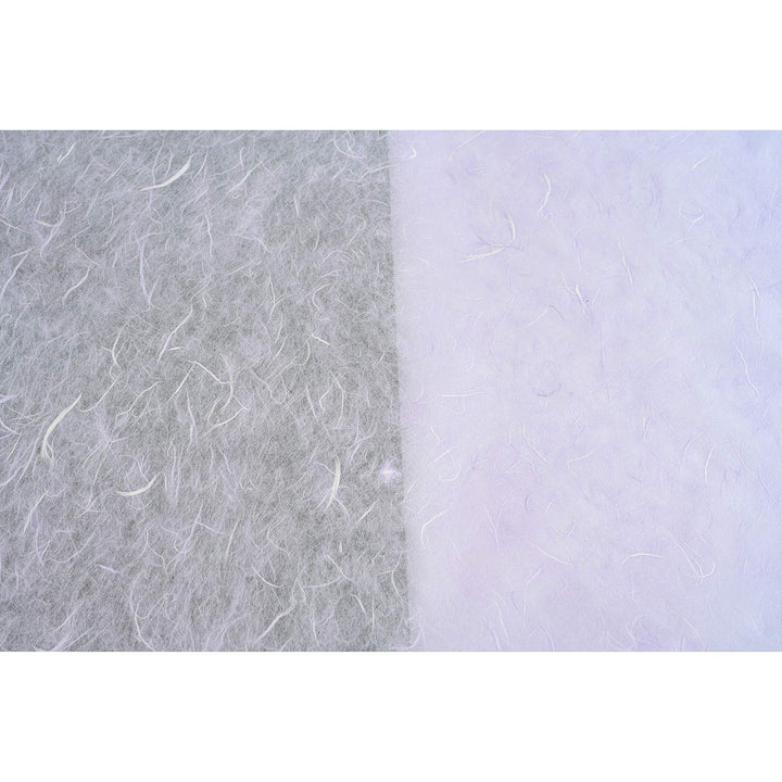 Korean Mulberry Paper HanJi Natural Fiber Texture Gift Wrapping Packaging Decorative Wallpaper UnYong-Ji Roll Light Purple 54Cm x 20m (21.3 x 787.4 Inches)