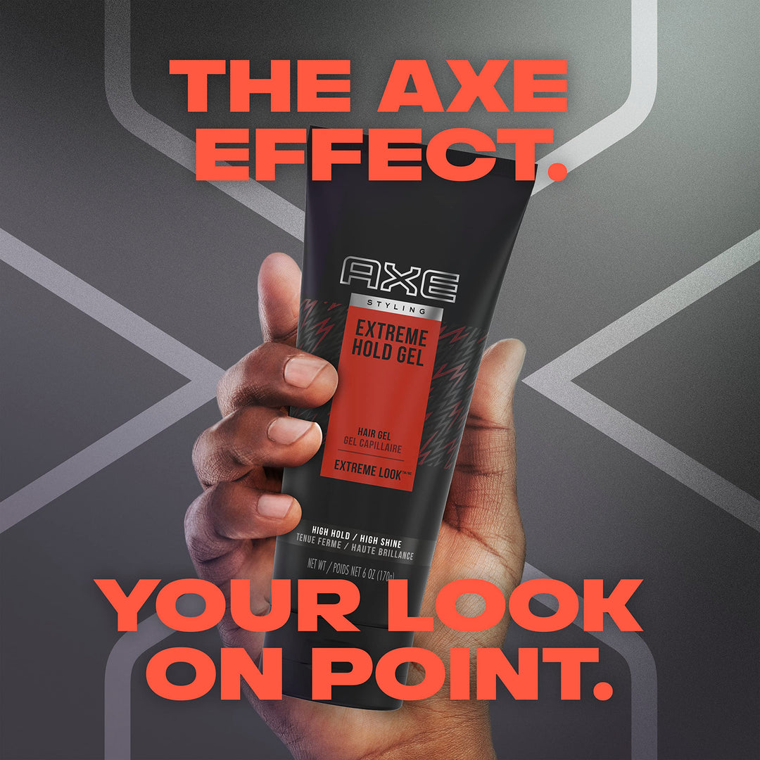 AXE Spiked Up Look Hair Gel Extreme Hold 6 oz