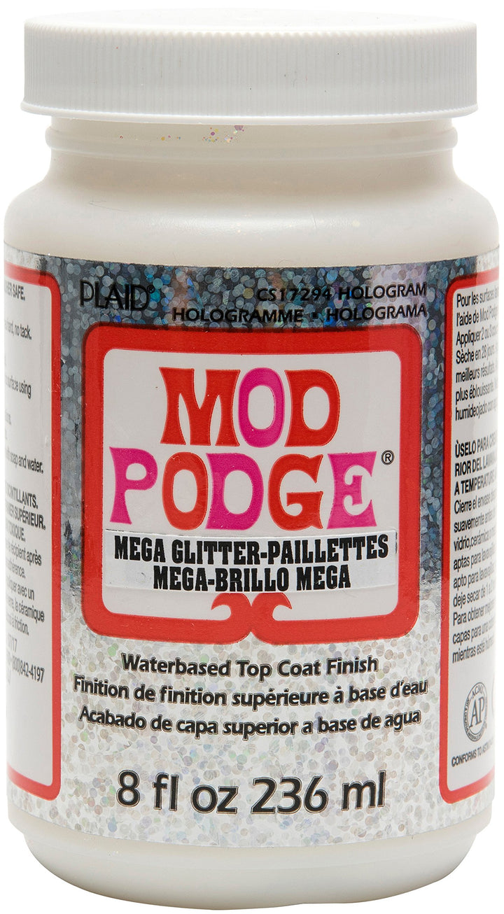 Mod Podge Mega, 8 oz, Hologram Glitter