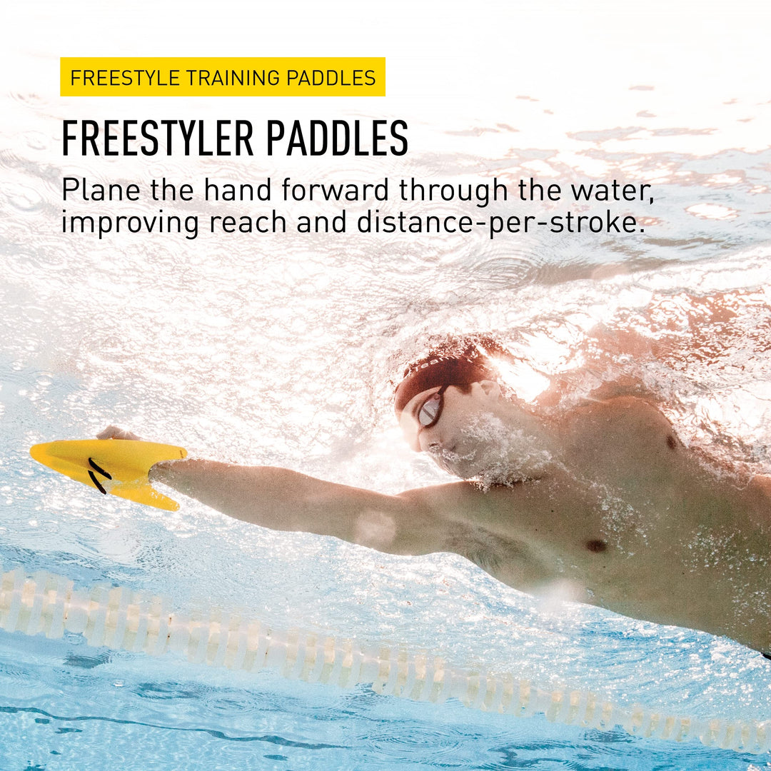 FINIS Adult Freestyler Hand Paddles (Yellow)