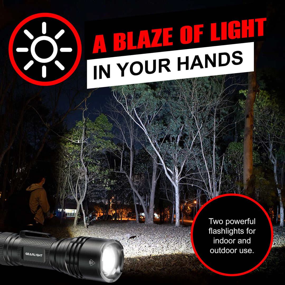 GearLight LED Tactical Flashlights High Lumens - Mini F
