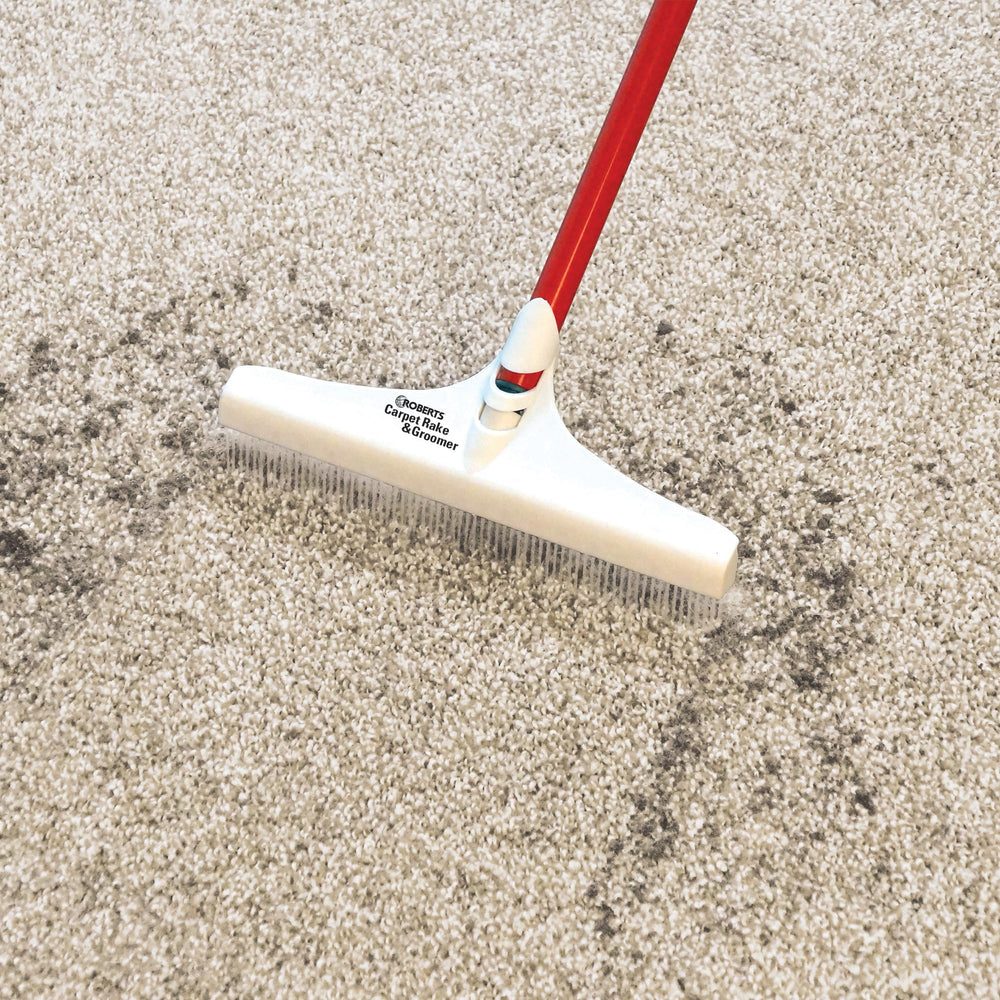 12 Carpet Rake and Groomer with 51 Handle