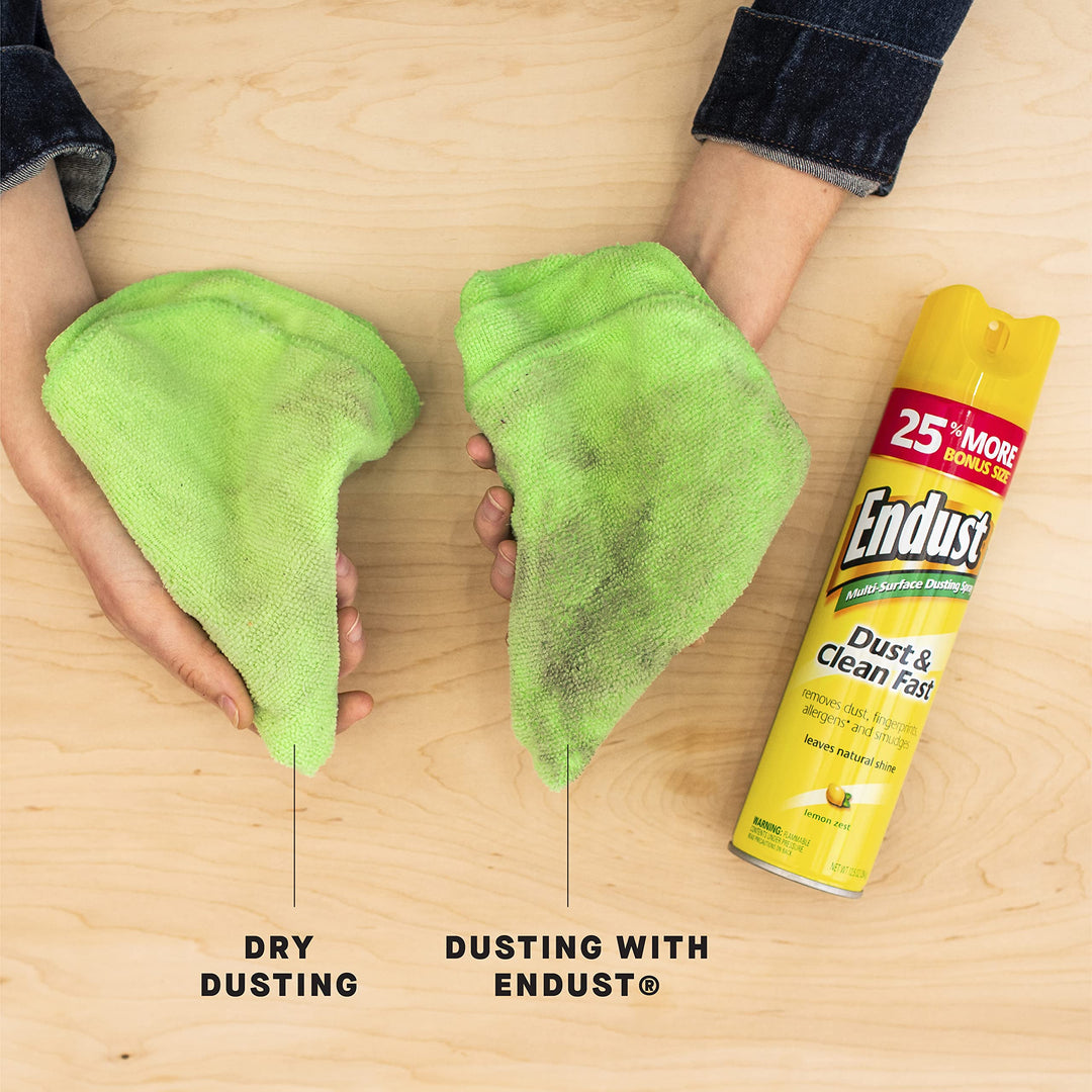 Endust Multi-Surface Dusting and Cleaning Spray, Lemon 