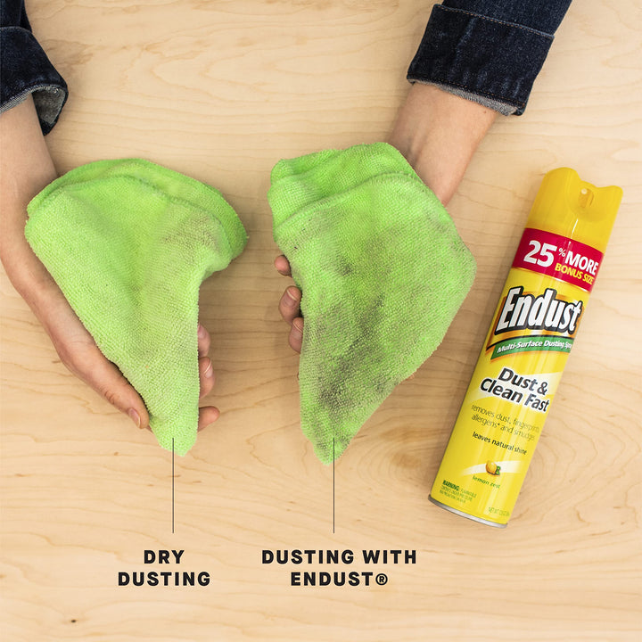 Endust Multi-Surface Dusting and Cleaning Spray, Lemon 