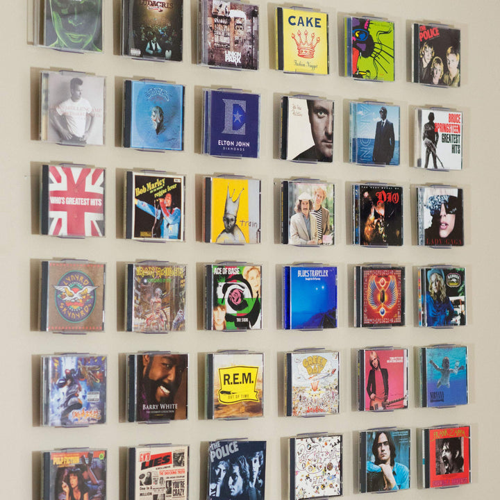 CollectorMount CD Mount 5 Pack, Shelf Stand and Wall Mo