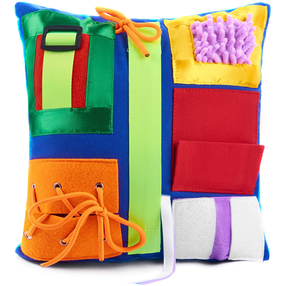 Dementia Pillow | Calming & Comforting Activities for Adults with Dementia | Fidget Pillow | Dementia Products for Elderly | Sensory Pillow | Helps with: Alzheimers, Dementia, Asperger’s & Autism