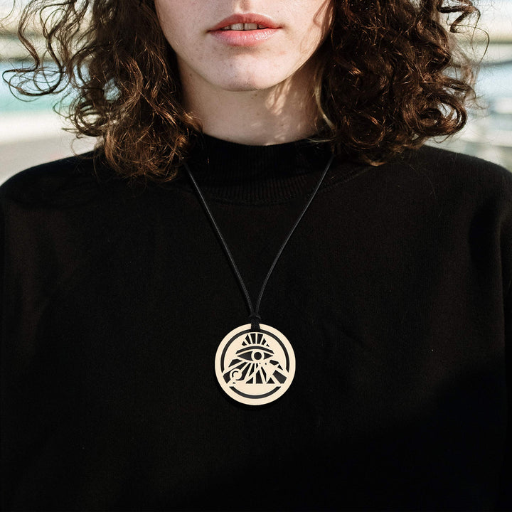 5.31 Sacred Geometry Wall Art 4 PCS Set, (The Eye of Horus, The Flower of Life, The Tree of Life, Metatron&#39;s Cube) Crystal Grid Meditation Chakra Wooden Wall Art Yoga Decor Spiritual Gifts