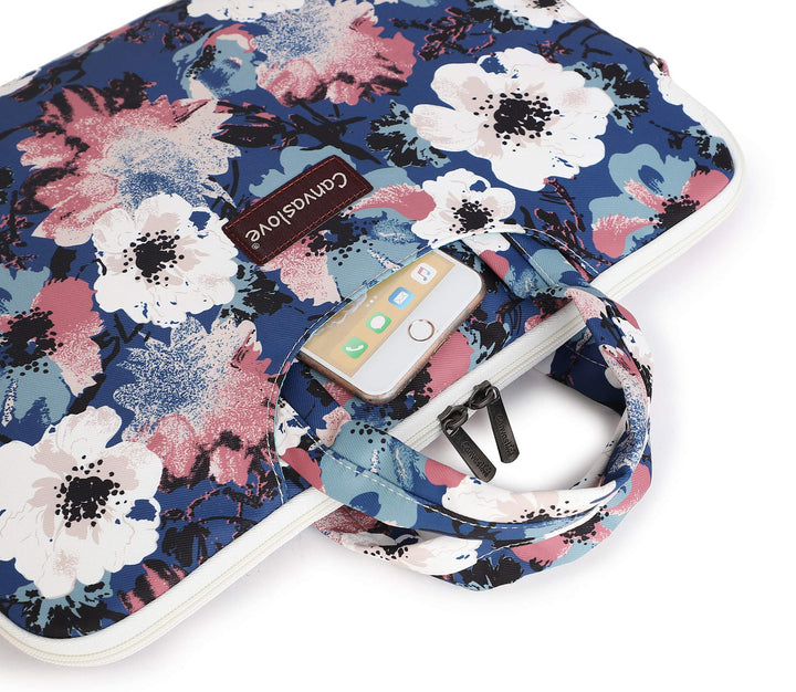 Camellia Water Resistant Laptop Shoulder Messenger Bag Case Sleeve for MacBook Pro 16 inch,15.6 inch and 15 inch-16 inch Laptop