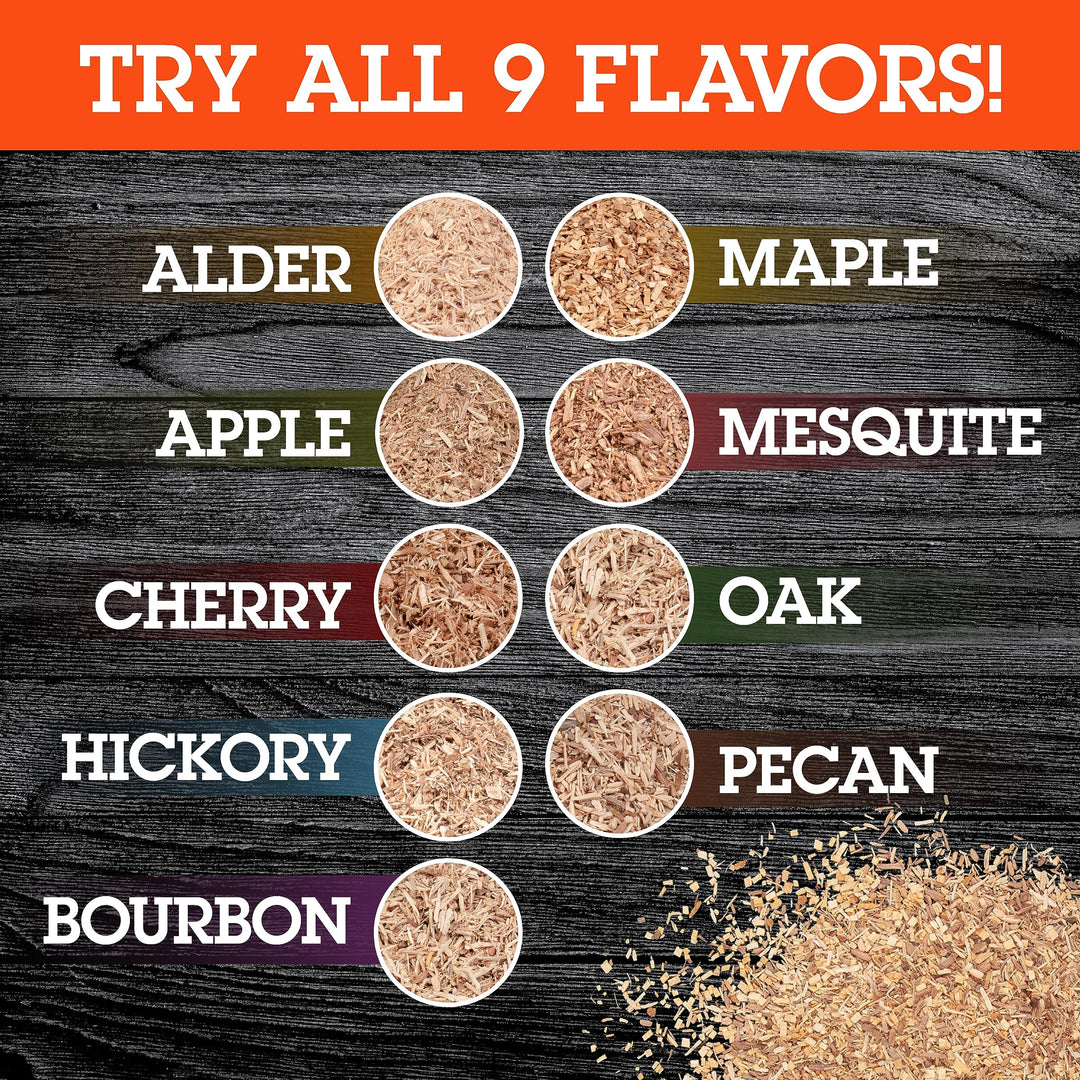 All Natural Extra Fine Hickory BBQ Wood Chips for Smokers (1 Pint, 0.473L)- Kiln Dried Wood Sawdust Shavings for Cocktail Smoking Guns, Stovetop Smokers, Smoke Boxes - Barbecue Grilling Gifts