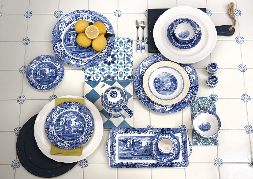 Spode Blue Italian Covered Butter Dishâ€¦