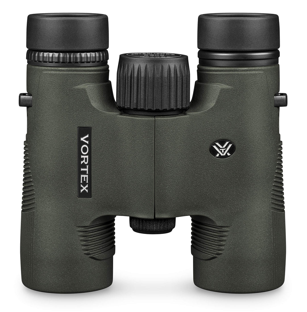 Optics Diamondback HD 10x28 Binoculars - HD Optical System, Non-slip Grip, Waterproof, Fogproof, Shockproof, Included Carry Case - Unlimited, Unconditional Warranty