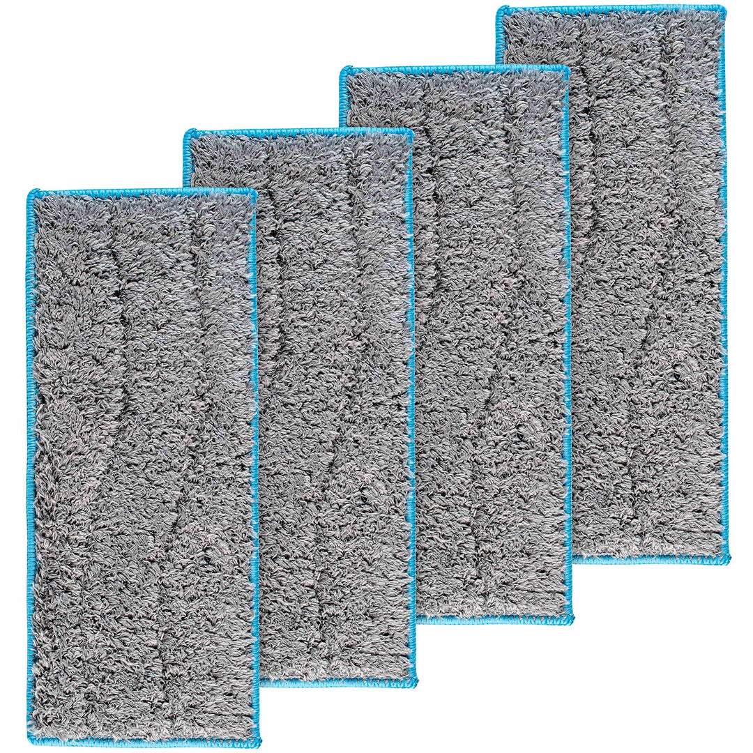 BlueStars 4 Packs Washable and Reusable Wet Mopping Pad