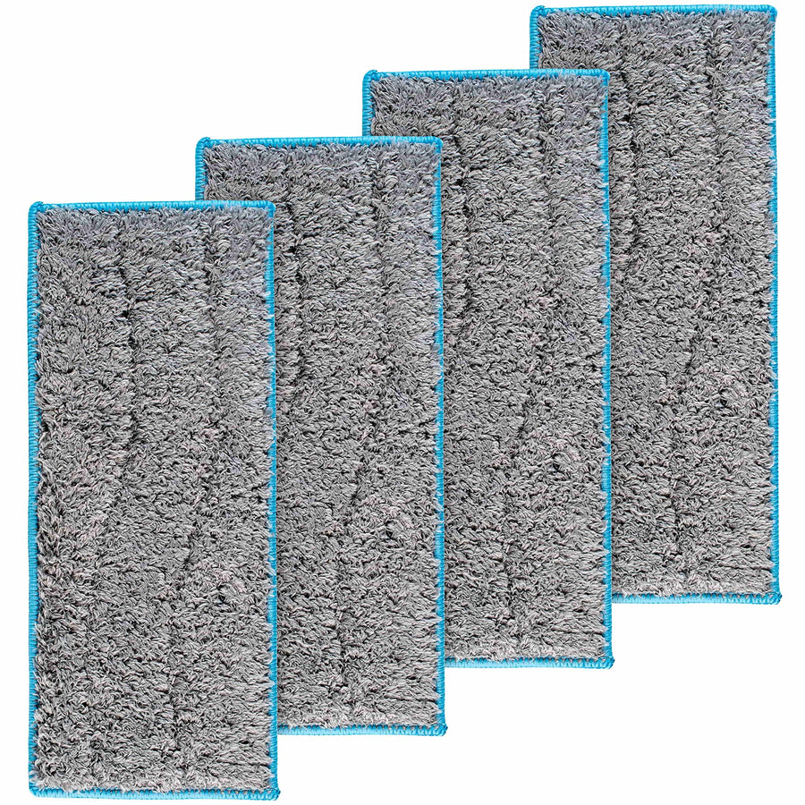 BlueStars 4 Packs Washable and Reusable Wet Mopping Pad