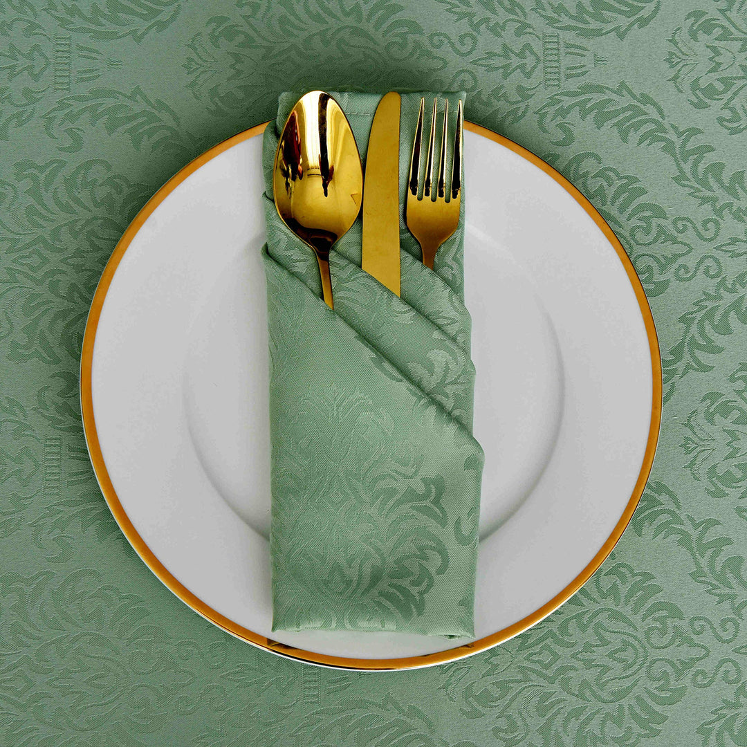 maxmill Jacquard Cloth Napkin 20 x 20 Inch Damask Patte