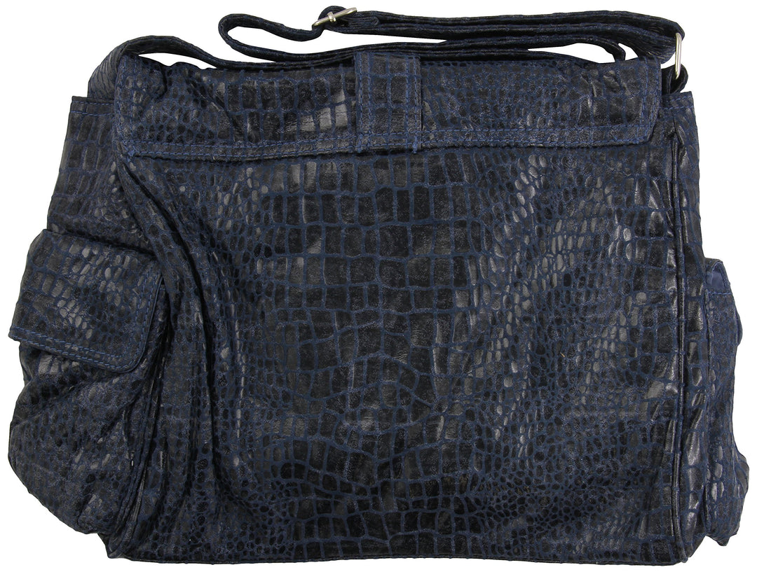 Kalencom Diaper Bag, Crocodile Navy