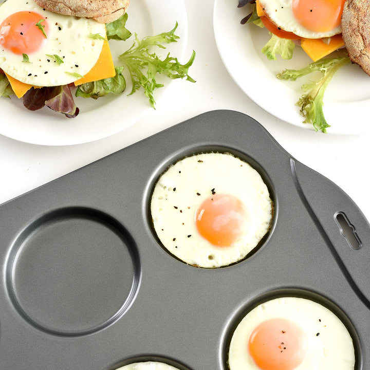 Norpro Puffy Muffin Top Pan Makes 6 Non Stick High Rise
