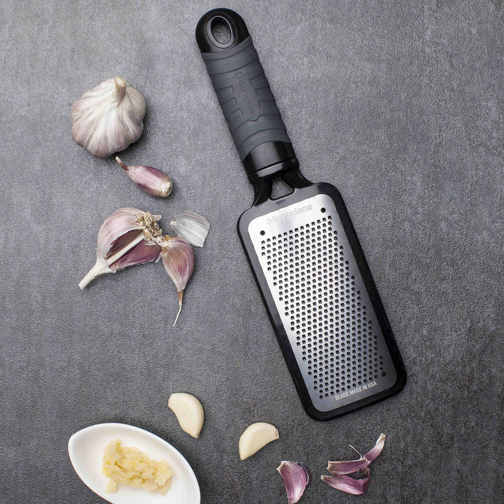 Home Series Fine Cheese Grater - Surgical Stainless Steel for Fine Grating (Black)