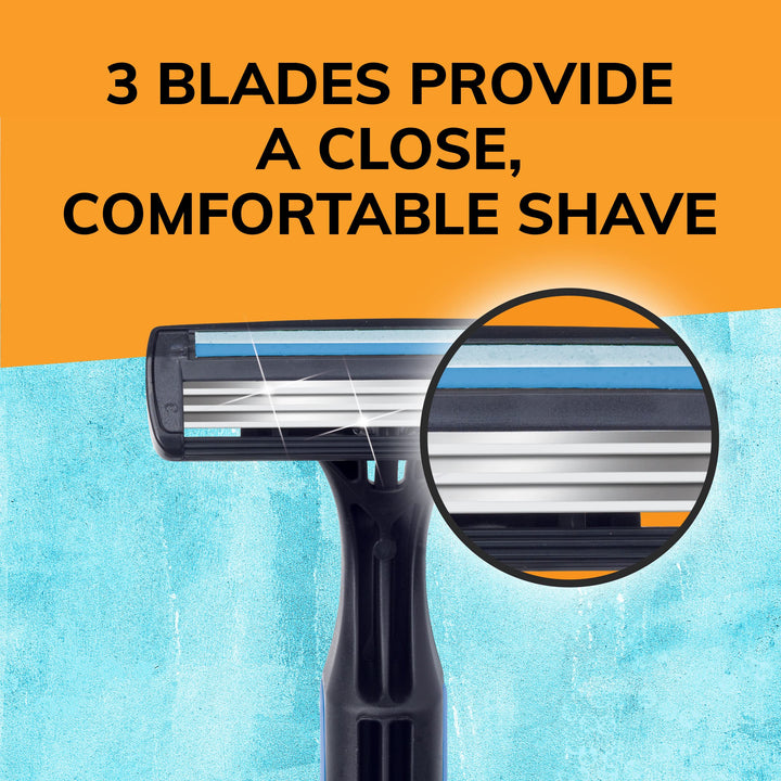 BIC Comfort 3 Disposable Shaver, Men, 4-Count (Pack of 4)