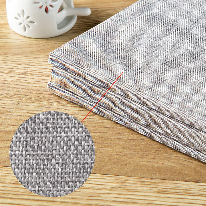 Self Adhesive Photo Album 3x5 4x6 5x7 6x8 8x10 Acid Free Magnetic Pages DIY Scrapbook,Length 11x Width10.6 (lnches) 40 Pages Linen Cover Photo Book with A Metallic Pen (Gray)