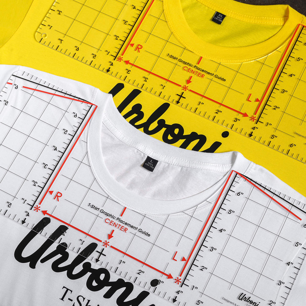 Tshirt Ruler Guide for Vinyl Alignment and Center Designs, T shirt Ruler Alignment Tool Placement for Heat Press and Cricut