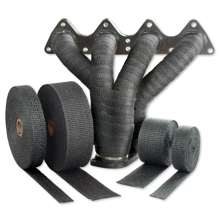 010121 Black 2 x 15&#39; Exhaust Heat Wrap