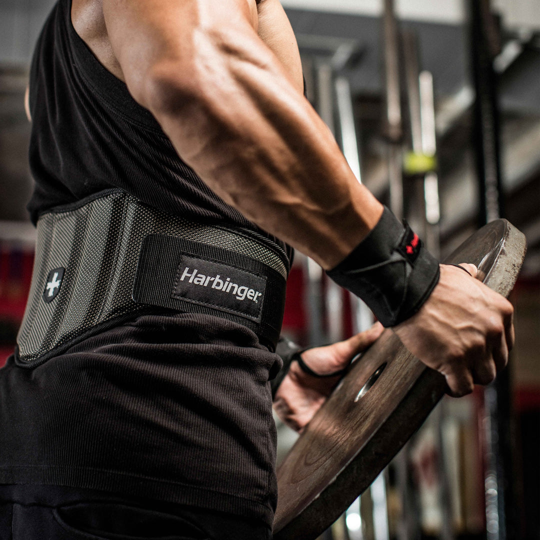 Men&#39;s Firm Fit 7.5-Inch Contoured Weightlifting Belt, Medium , Black