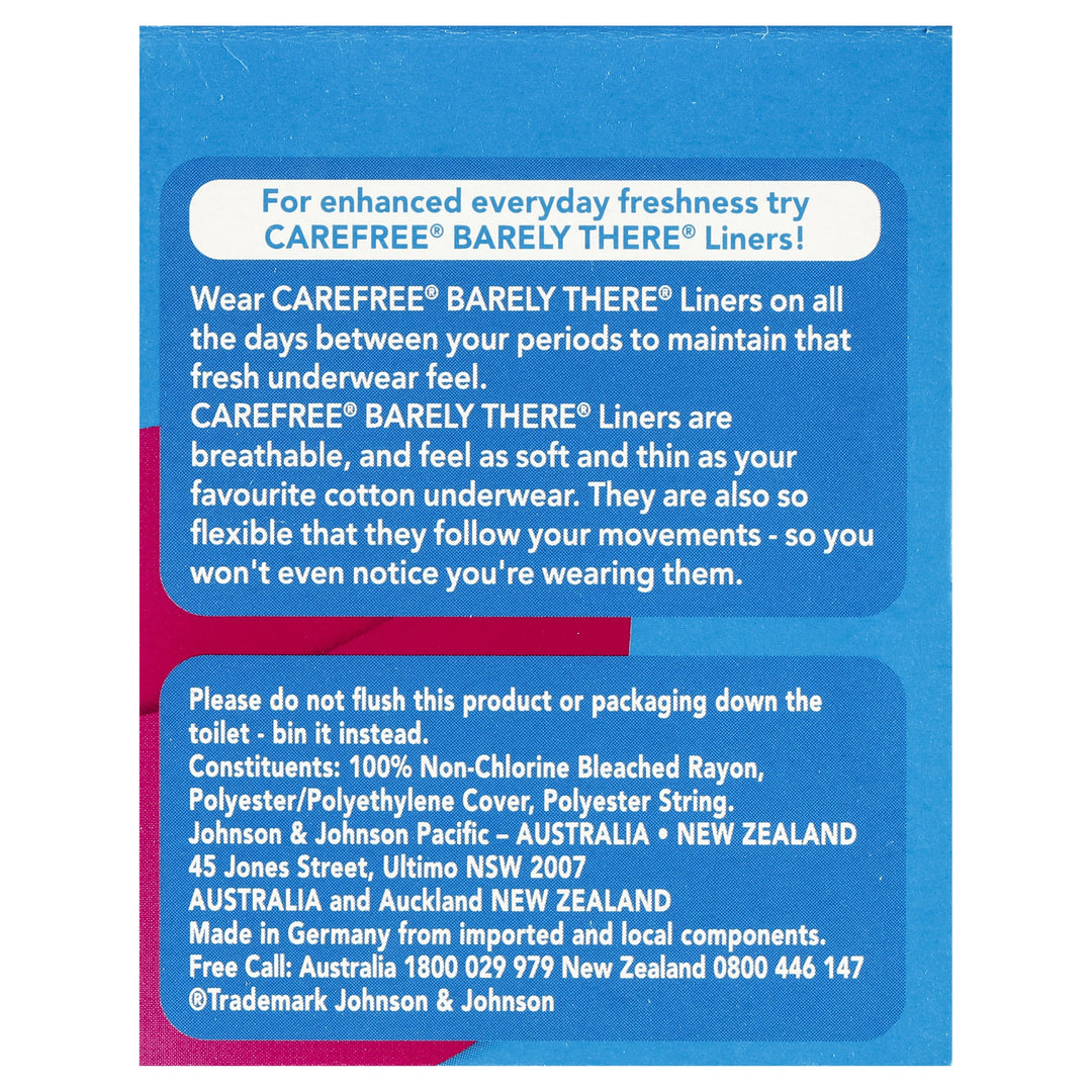 Carefree Original Tampons Regular 40 Pack
