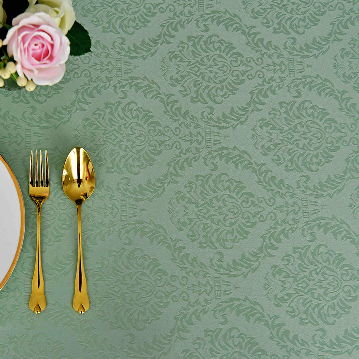 maxmill Jacquard Table Cloth Damask Design Water Resist
