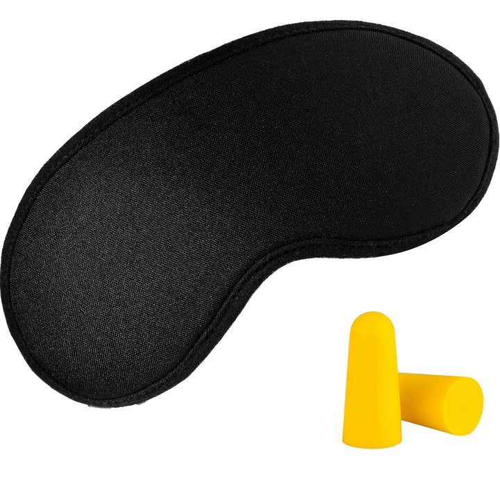 Sleep mask Sleeping mask for Women Men Eye mask for Sleeping (Black)