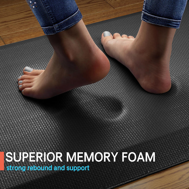 FEATOL Anti Fatigue Mats for Standing, 9/10 Extra Thick