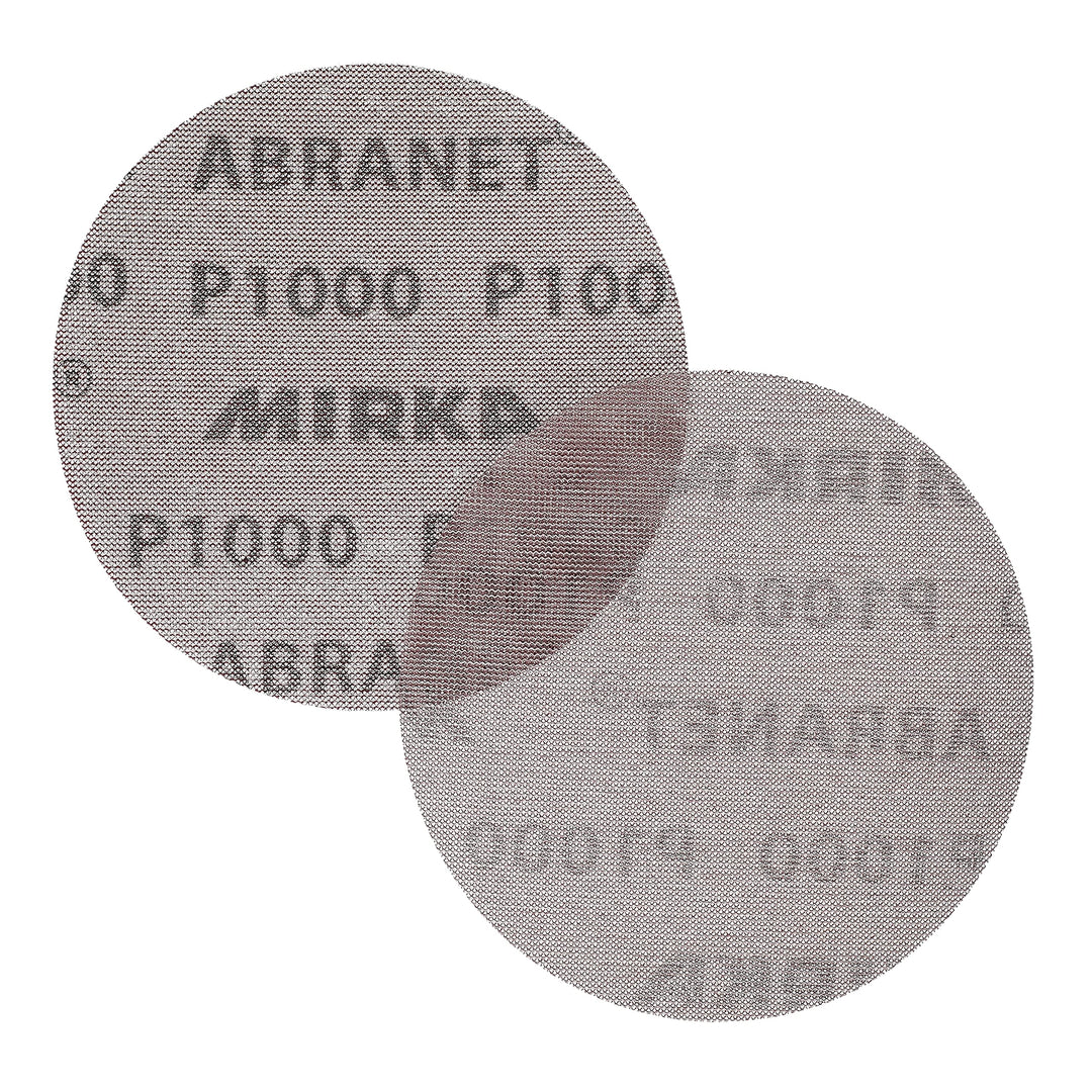 Abranet Net Disc / 5 inch/Grit 1000 / Sandpaper sanding discs Hook and Loop / 50 pcs / 9A-232-1000