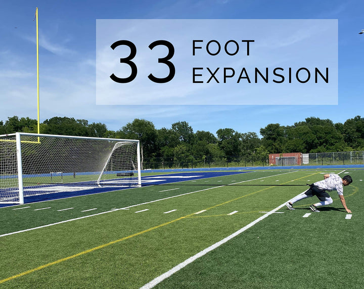 33ft Speed Bungee Band Trainer, 90+lbs Resistance (Longest in Market)