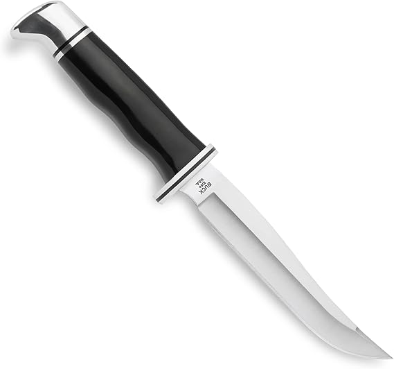 Buck Knives 105 Pathfinder Fixed Blade Knife with Leather Sheath