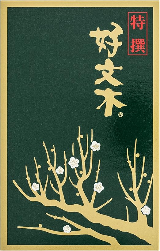 Kobunboku Japanese Incense Tokusen (Premium) Regular Box of 500 Sticks, Black