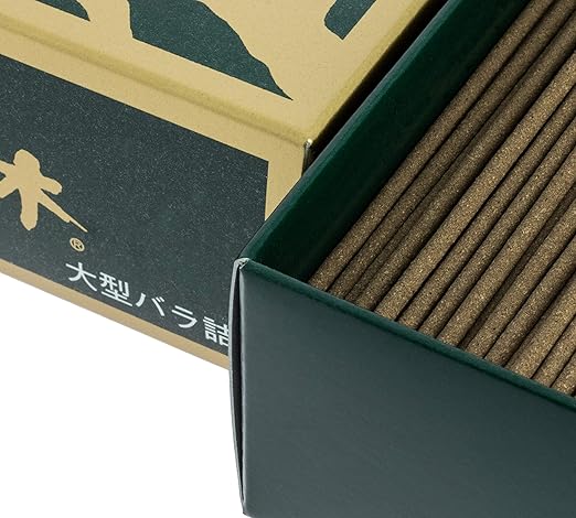 Kobunboku Japanese Incense Tokusen (Premium) Regular Box of 500 Sticks, Black