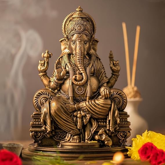 SILAII Lord Ganesha - Divine Sculpture (1 Feet)