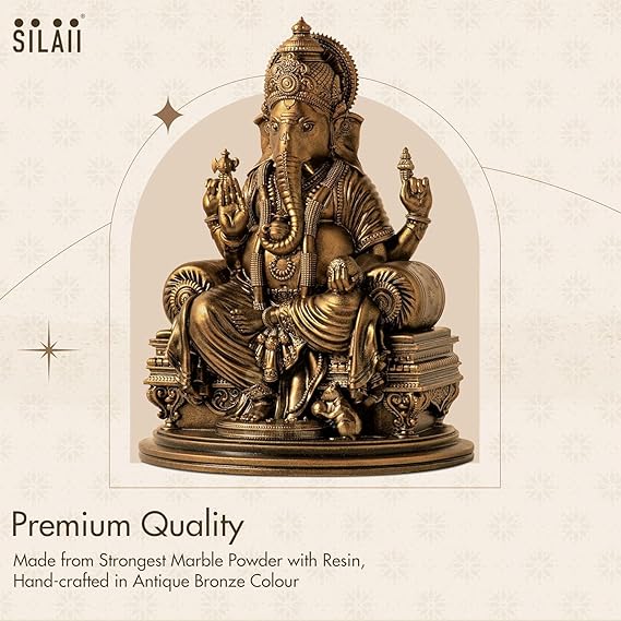 SILAII Lord Ganesha - Divine Sculpture (1 Feet)
