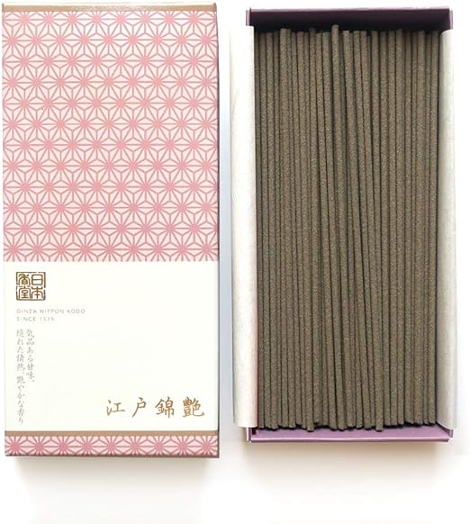 nippon kodo Aroma Bliss - Edo Sensual (Approx. 220 Sticks), Edo Nishiki, Japanese Quality Incense, Since 1575