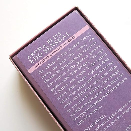 nippon kodo Aroma Bliss - Edo Sensual (Approx. 220 Sticks), Edo Nishiki, Japanese Quality Incense, Since 1575